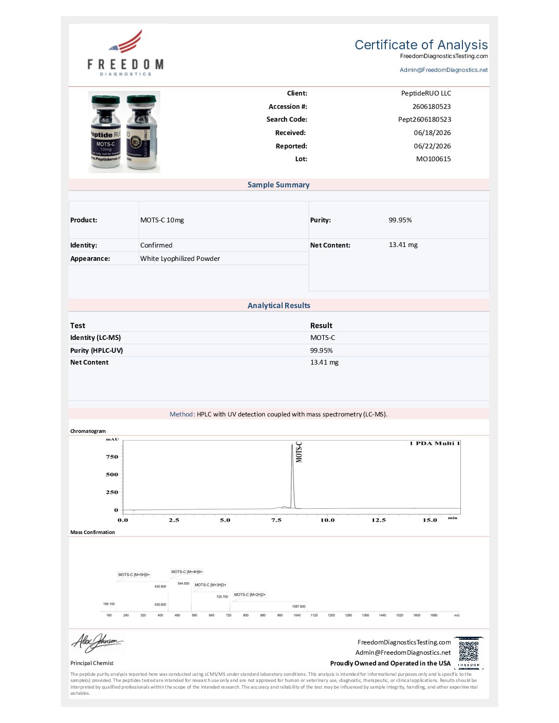 MOTS-c 10mg